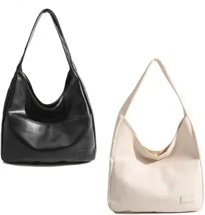 2PCS Ooomay Maya Shoulder Bag, Maya - Shoulder Bag, Ooomay Maya Tote Bag, Vegan Leather Maya Bag Casual Trendy Soft Bag
