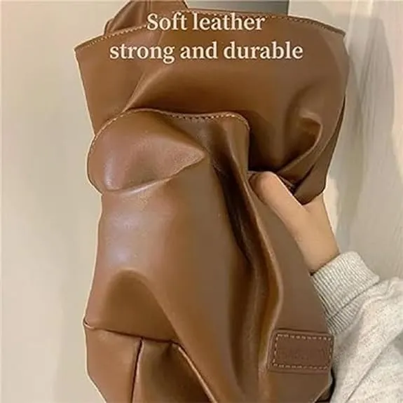 2PCS Ooomay Maya Shoulder Bag, Maya - Shoulder Bag, Ooomay Maya Tote Bag, Vegan Leather Maya Bag Casual Trendy Soft Bag