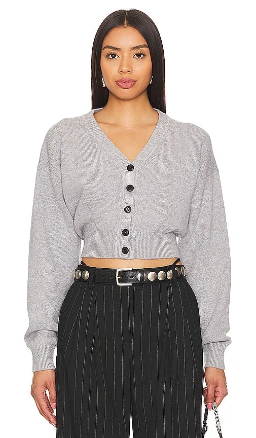 Alexander Wang V-neck Cardigan in Grey