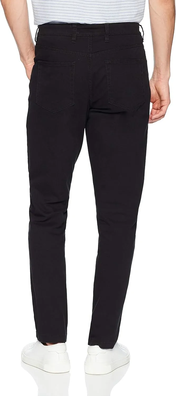 Amazon Essentials Men's Chino, Slim-Fit Pants with 5-Pockets, Comfort Stretch (Previously GoodThreads)