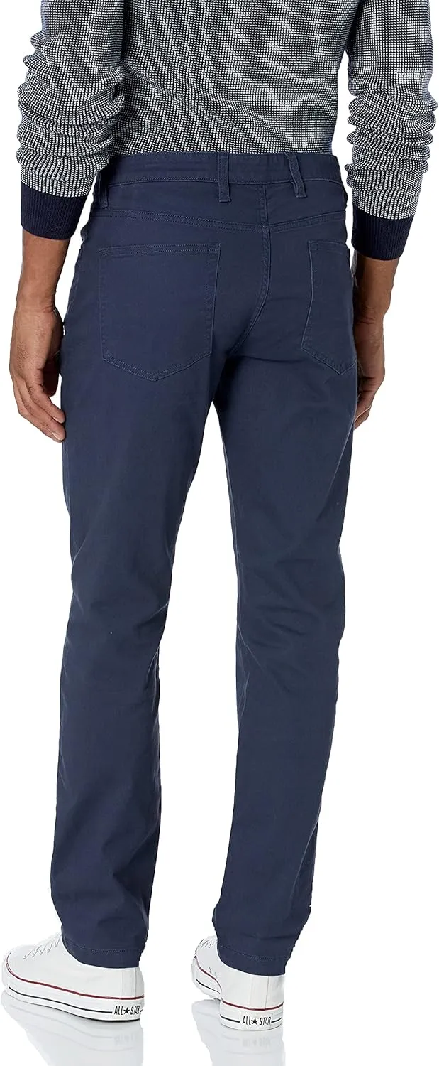 Amazon Essentials Men's Chino, Slim-Fit Pants with 5-Pockets, Comfort Stretch (Previously GoodThreads)