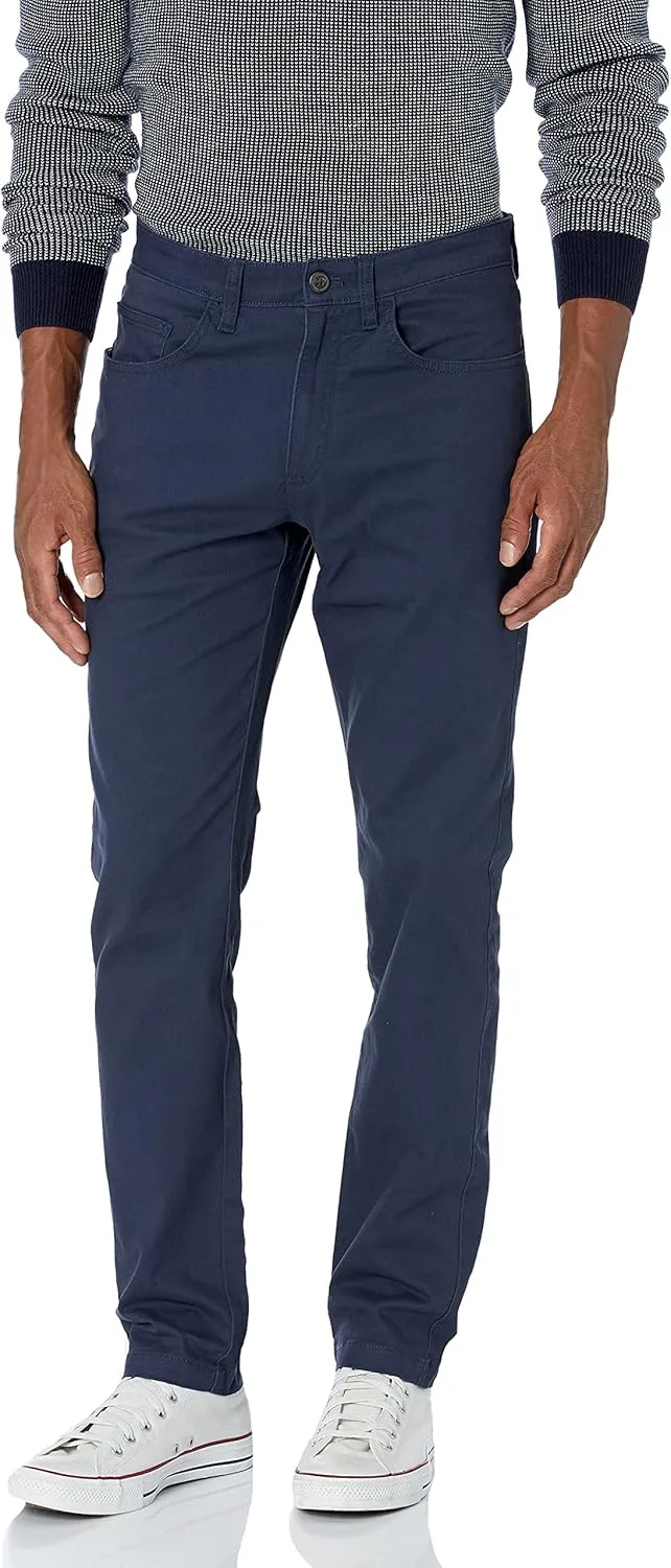 Amazon Essentials Men's Chino, Slim-Fit Pants with 5-Pockets, Comfort Stretch (Previously GoodThreads)