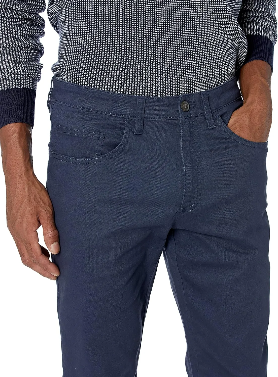 Amazon Essentials Men's Chino, Slim-Fit Pants with 5-Pockets, Comfort Stretch (Previously GoodThreads)