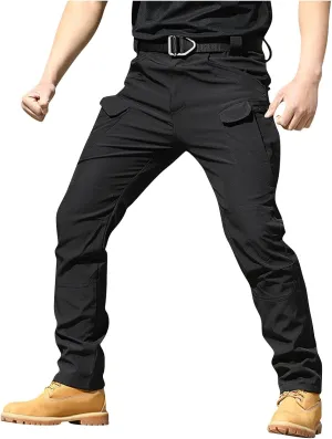 Cargo Pants Men Comfort Travel Stretch Camping Work Pants Resistant Outdoor Ripstop Lightweight Fishing Hiking Pants