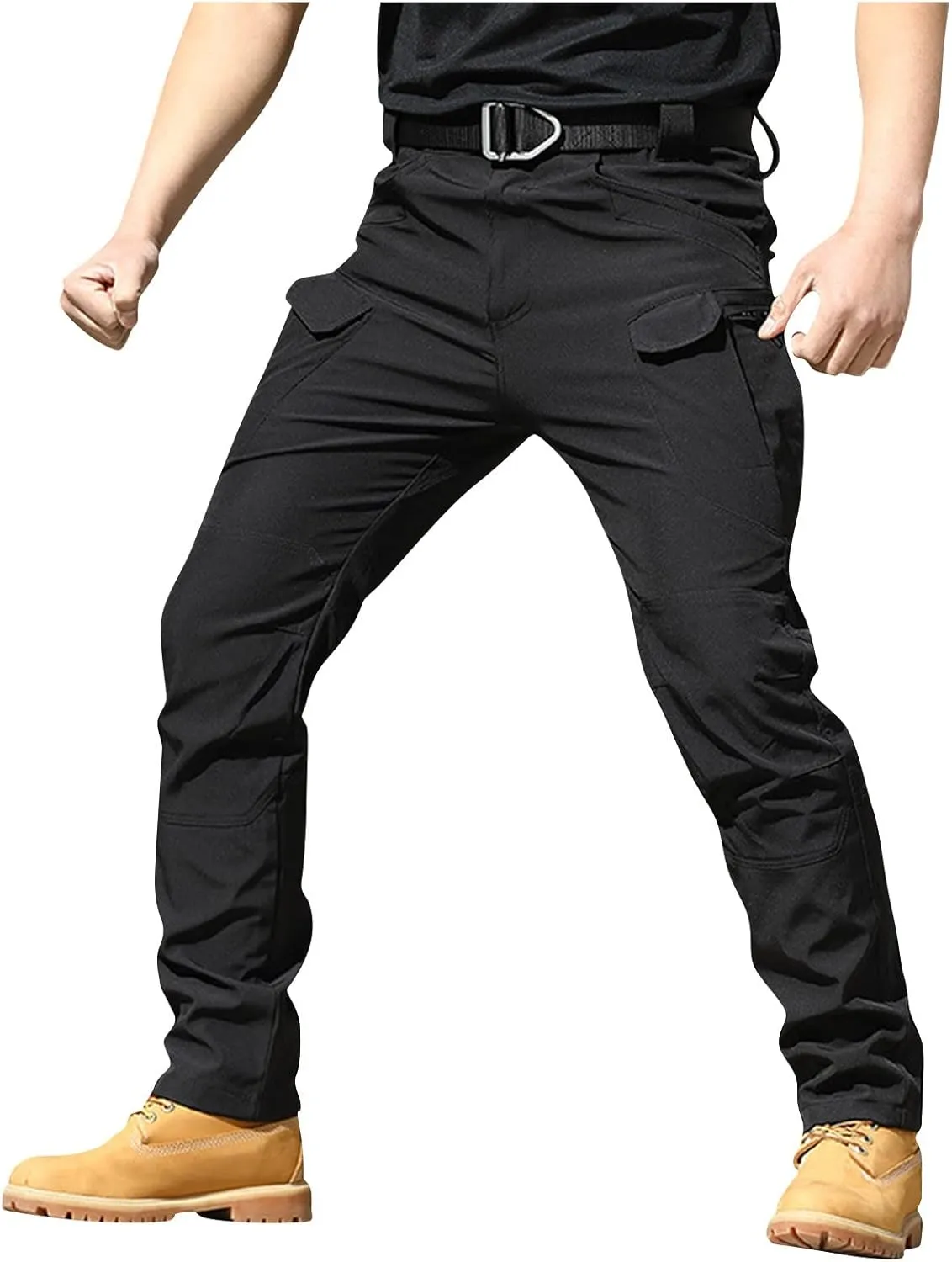 Cargo Pants Men Comfort Travel Stretch Camping Work Pants Resistant Outdoor Ripstop Lightweight Fishing Hiking Pants