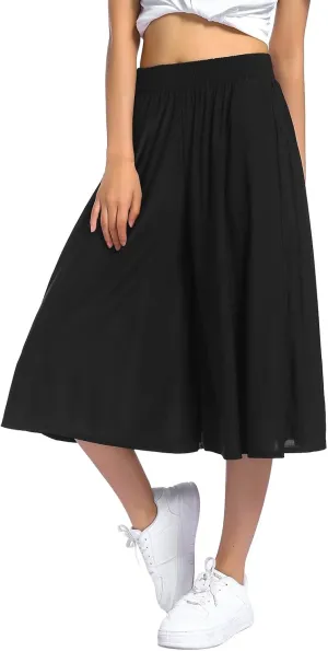 Casual Dress Pants for Women Loose Fit High Waisted Floral Print Pant Wide Leg Elastic Waist Trousers with Pockets