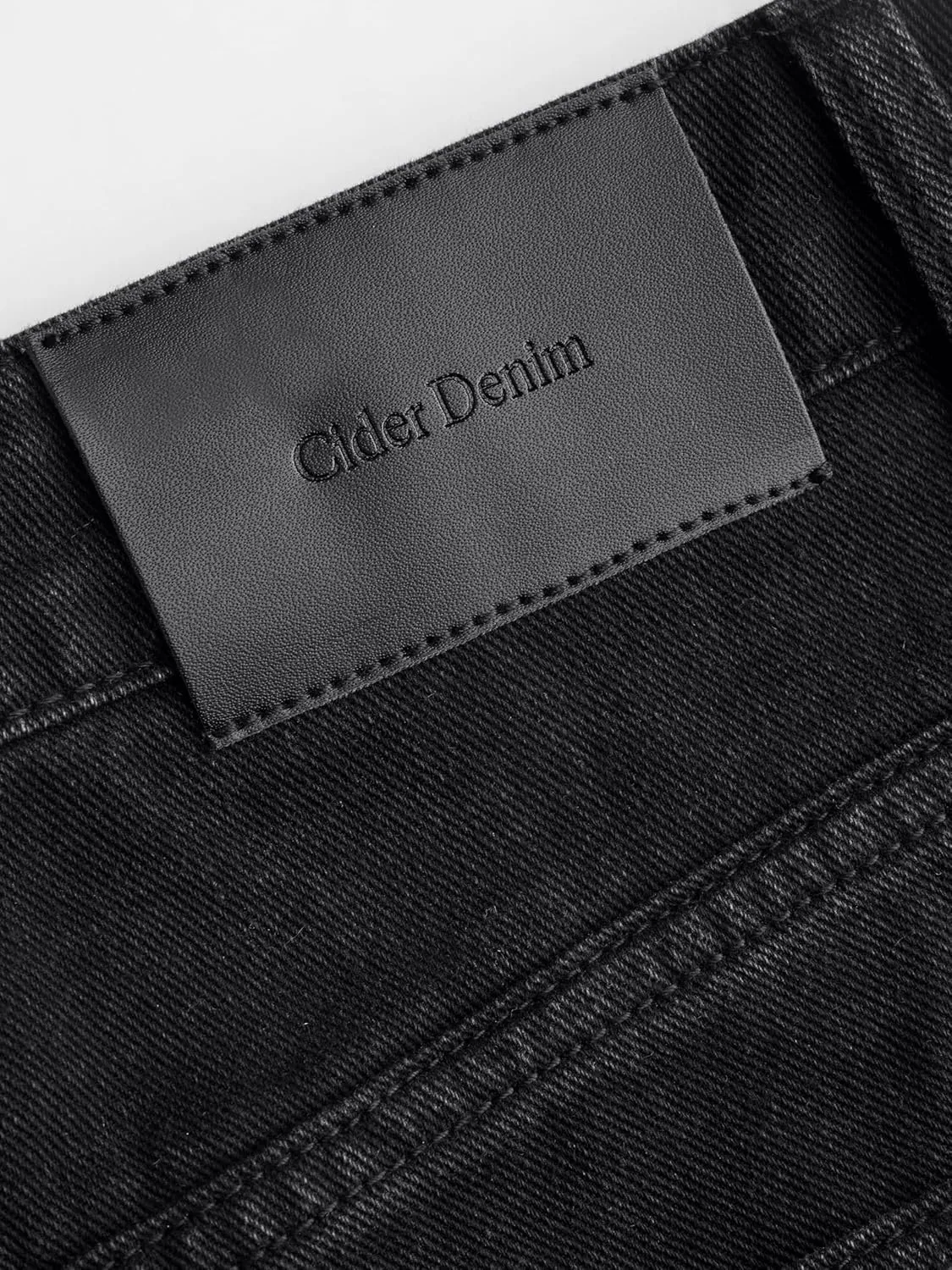 CIDER Baggy Jeans for Women Low Waisted Wide Straight Leg Bow Jeans Denim Pants