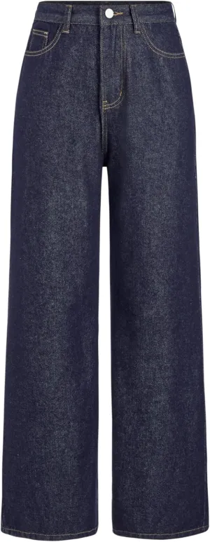 CIDER Wide Leg Jeans for Women High Waisted Denim Pants Boyfriend Jeans Trendy Casual Summer Bottom
