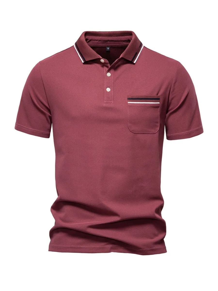 Classic Polo Shirt with Chest Pocket