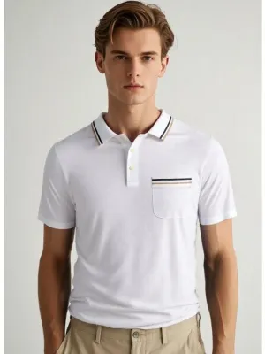Classic Polo Shirt with Chest Pocket
