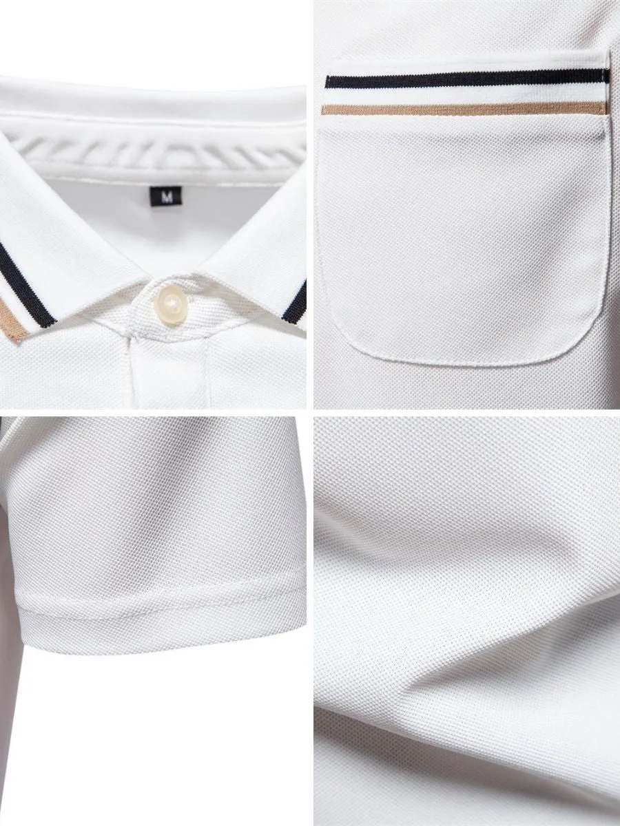 Classic Polo Shirt with Chest Pocket