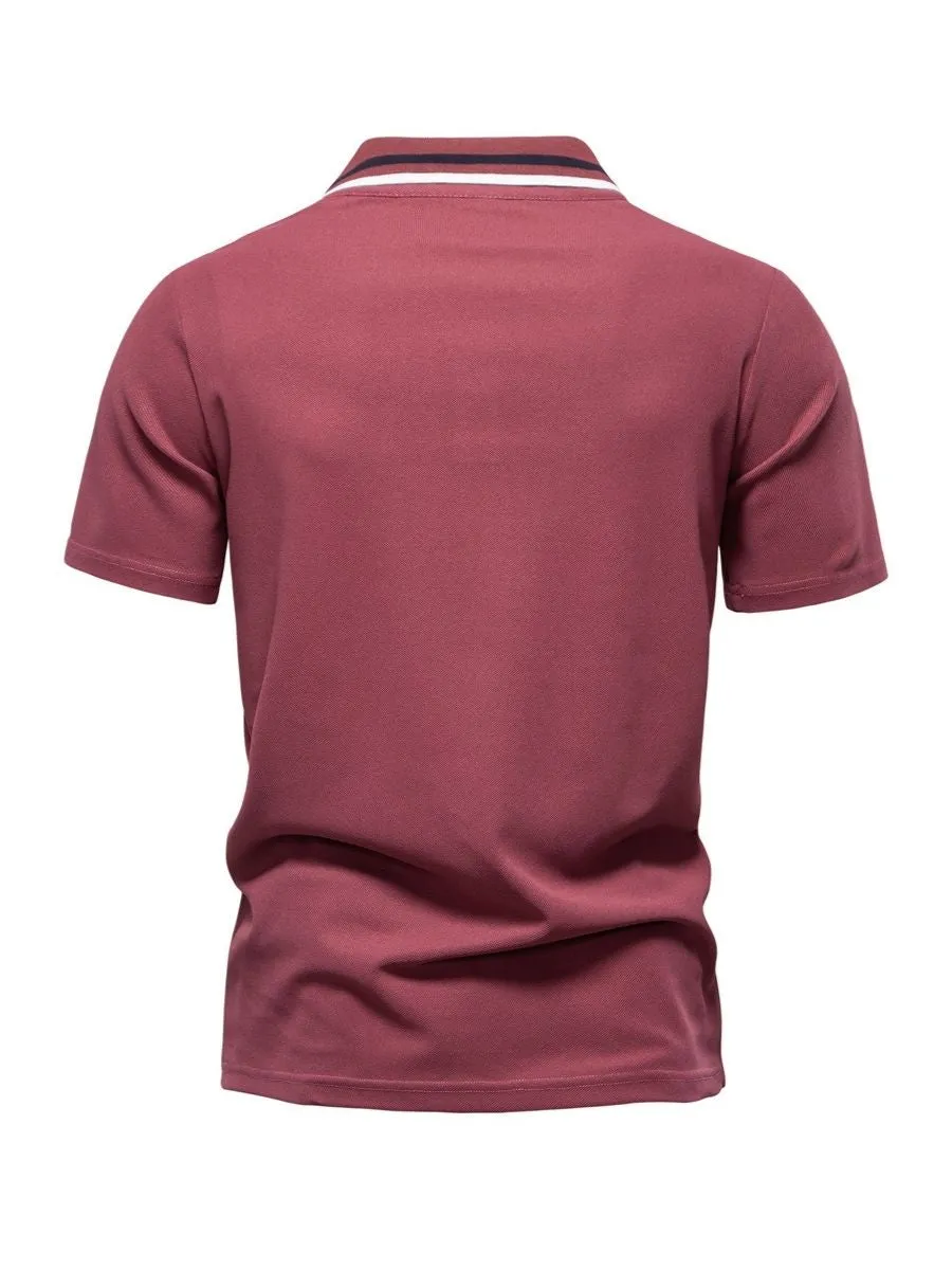 Classic Polo Shirt with Chest Pocket
