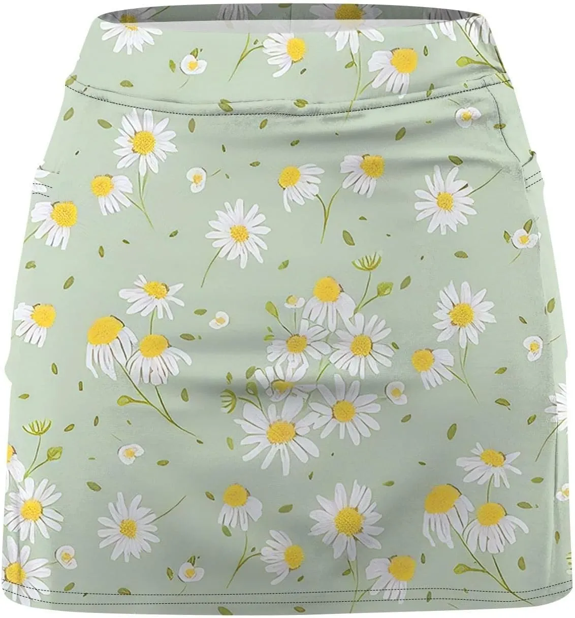 Floral Tennis Skirts for Women Lightweight High Waisted Golf Skorts Trendy Workout Athletic Tennis Mini Short Skirts