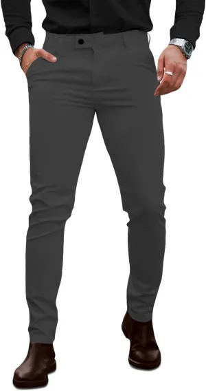 GINGTTO Mens Dress Pants Slim Fit Stretch Formal Pants for Men