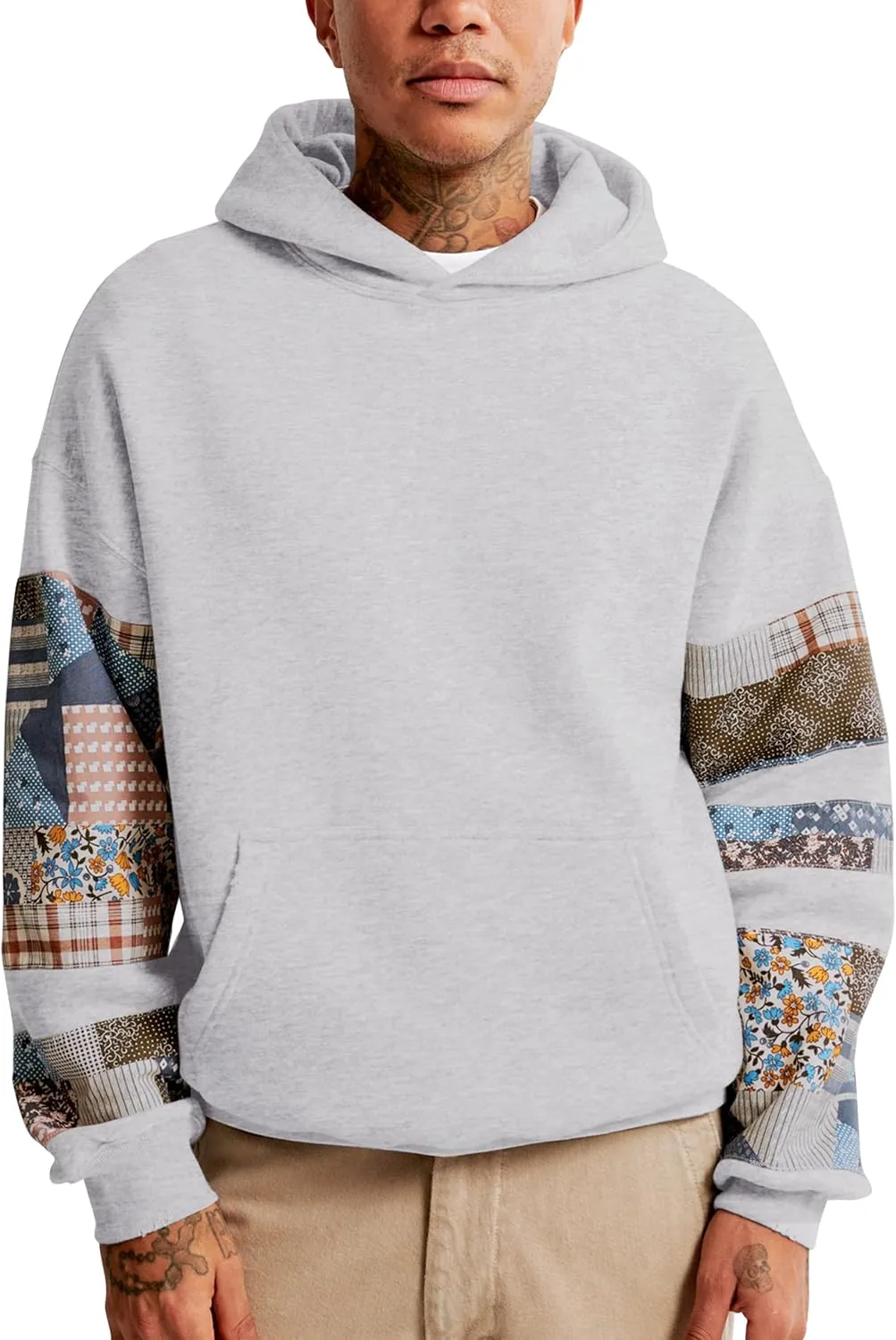 Graphic Hoodies for Women Oversized Floral Print Fleece Hooded Sweatshirts Long Sleeve Y2k Boyfriend Pullover Tops