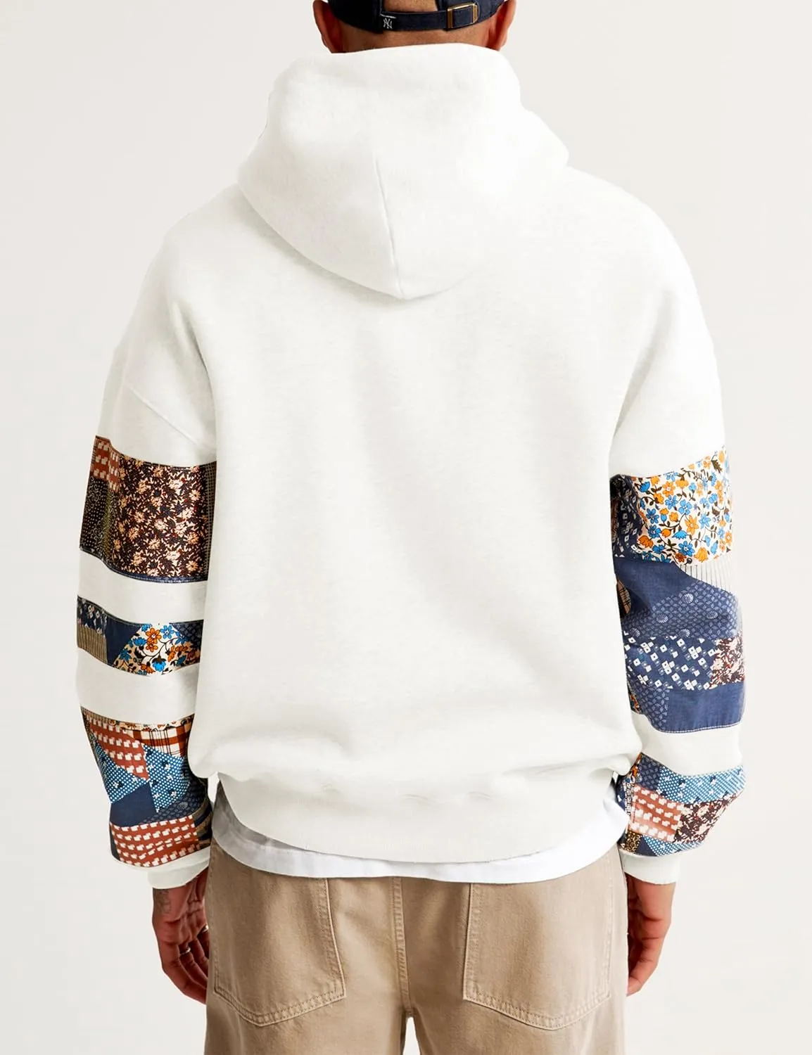 Graphic Hoodies for Women Oversized Floral Print Fleece Hooded Sweatshirts Long Sleeve Y2k Boyfriend Pullover Tops