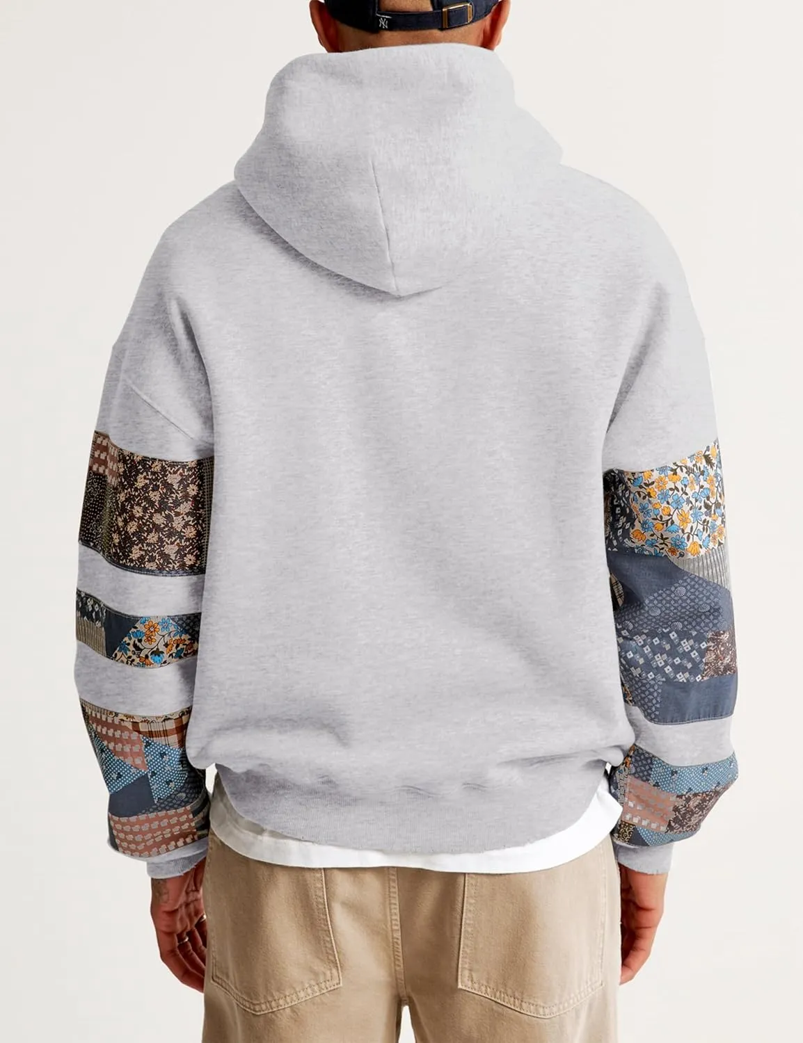 Graphic Hoodies for Women Oversized Floral Print Fleece Hooded Sweatshirts Long Sleeve Y2k Boyfriend Pullover Tops