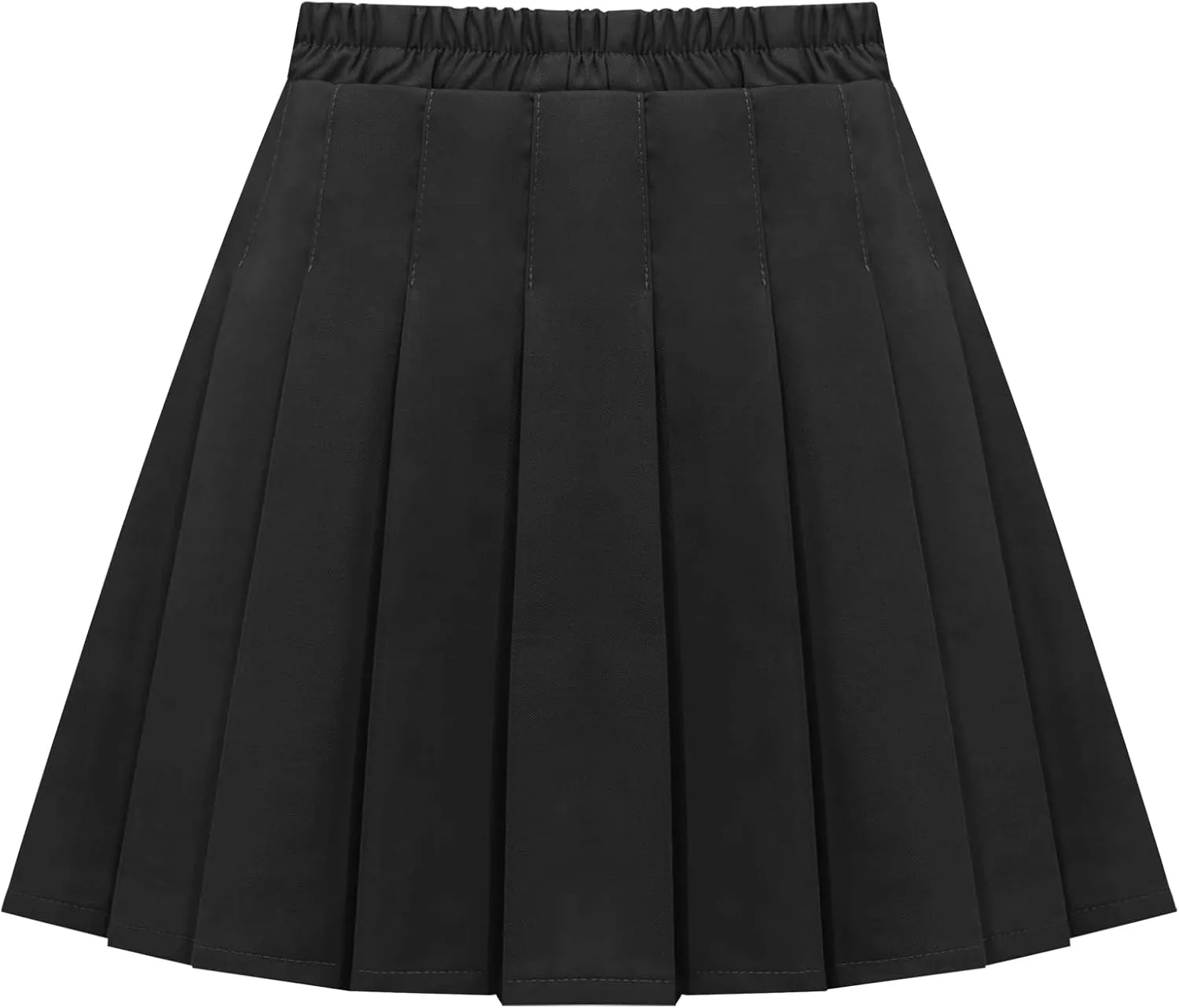 Happy Cherry Girls Pleated Mini Skirt School Uniform Skirt A Line High Waist Tennis Skirt Inner Shorts