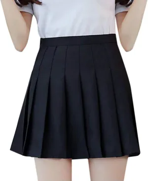Hoop Skirt Steel Waist Mini Skirt High Fashion Pleated Waist Women's Casual Slim Skirt Tennis Skirt Silk Midi