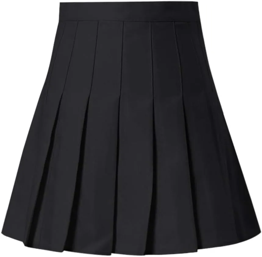 Hoop Skirt Steel Waist Mini Skirt High Fashion Pleated Waist Women's Casual Slim Skirt Tennis Skirt Silk Midi