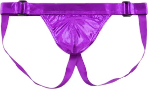 JEShifangjiusu Men'S Underwear Sexy G-Strings Thongs Bikini Bulge Pouch Underpants Shiny Briefs Strappy Jockstrap Underwear