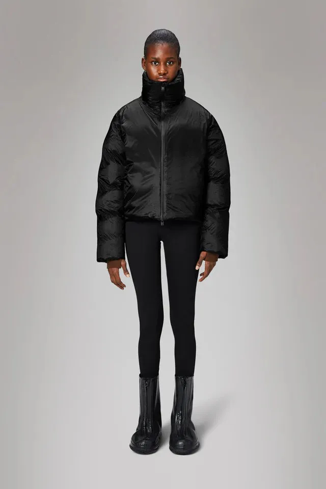 Kevo Short Puffer Jacket - Black