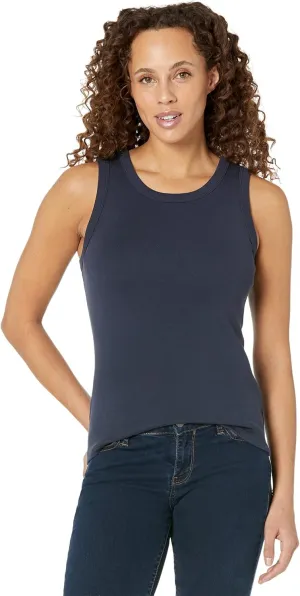 Lilla P Women's 1x1 Rib Jewel Tank
