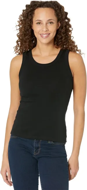 Lilla P Women's 1x1 Rib Jewel Tank