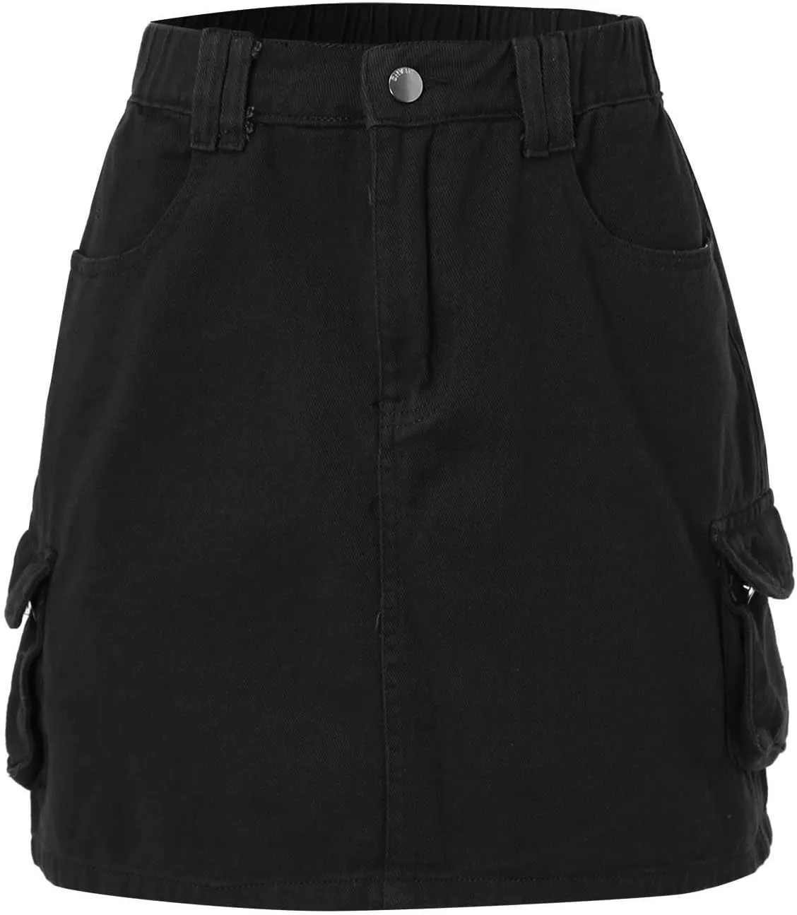 Low Waist Cargo Skirt Women Casual High Womens A Line Midi SkirtWomen's Summer Design Denim Jean Skirt Mini