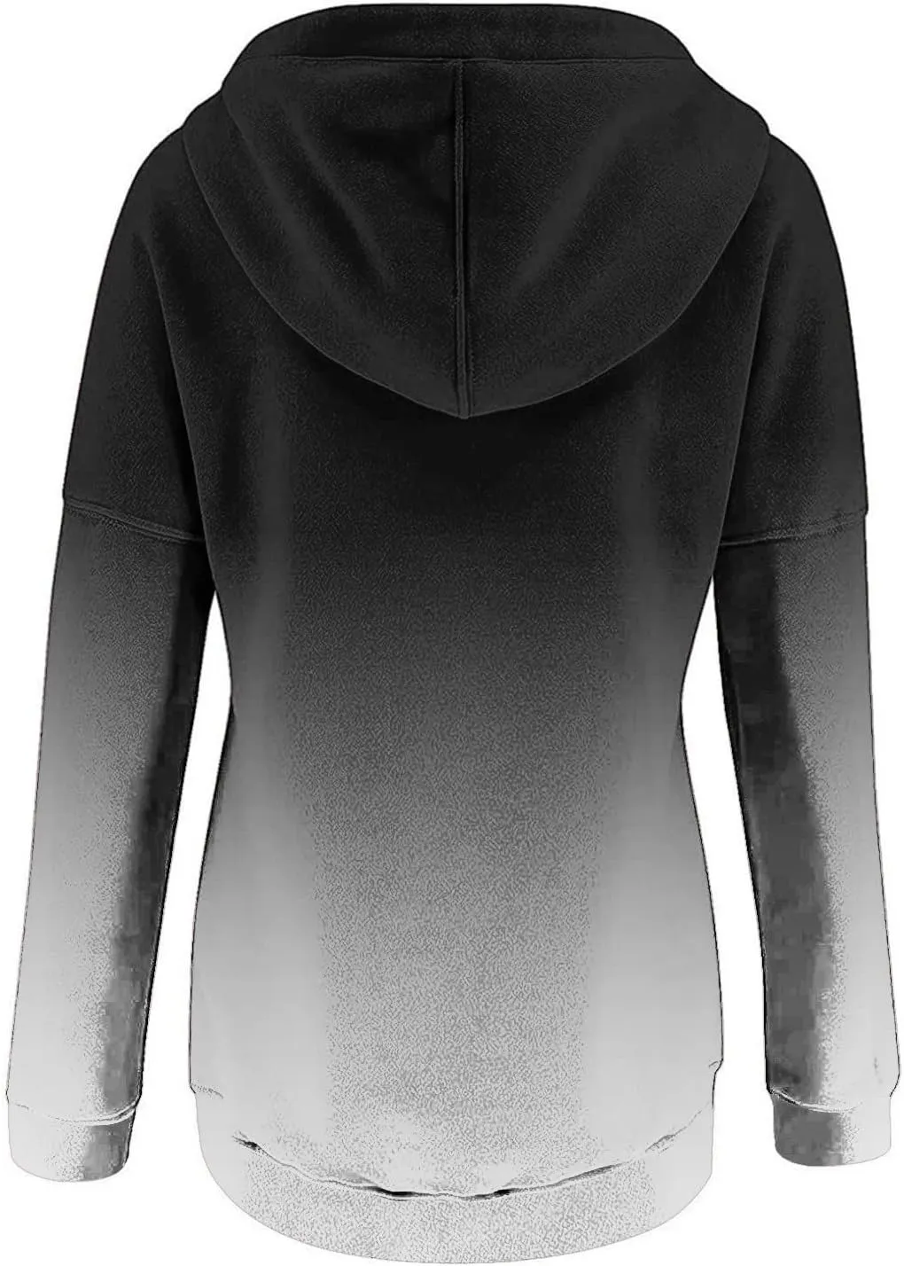 LRMQS Womens Fall Fashion 2024 Button Drawstring Long Sleeve Hoodies Pullover Color Block Casual Trendy Loose Fit Clothes