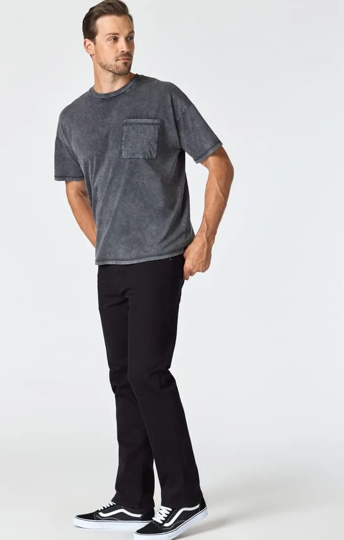 Mavi Men's Matt Mid Rise Straight Leg Jeans - Premium Relaxed Fit Denim Jeans