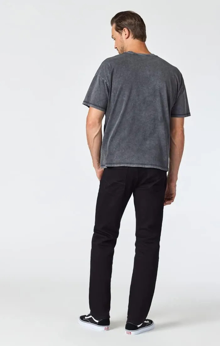 Mavi Men's Matt Mid Rise Straight Leg Jeans - Premium Relaxed Fit Denim Jeans