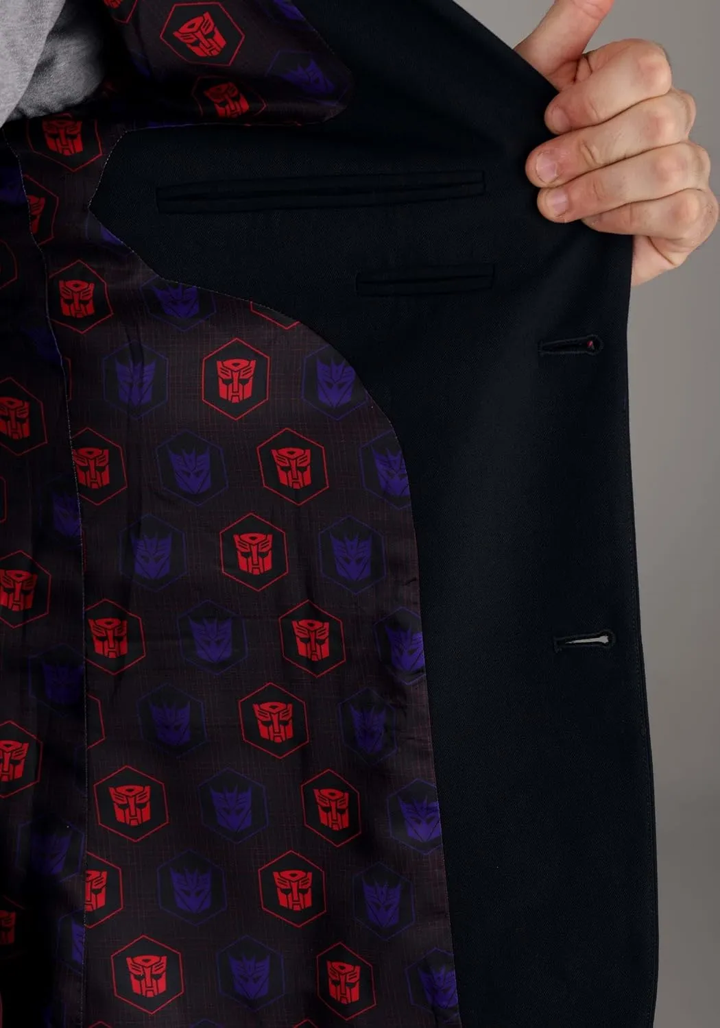 Men's Transformers Themed Blazer - Movie Themed Sport Coat, Business Casual Novelty Jackets for Adults