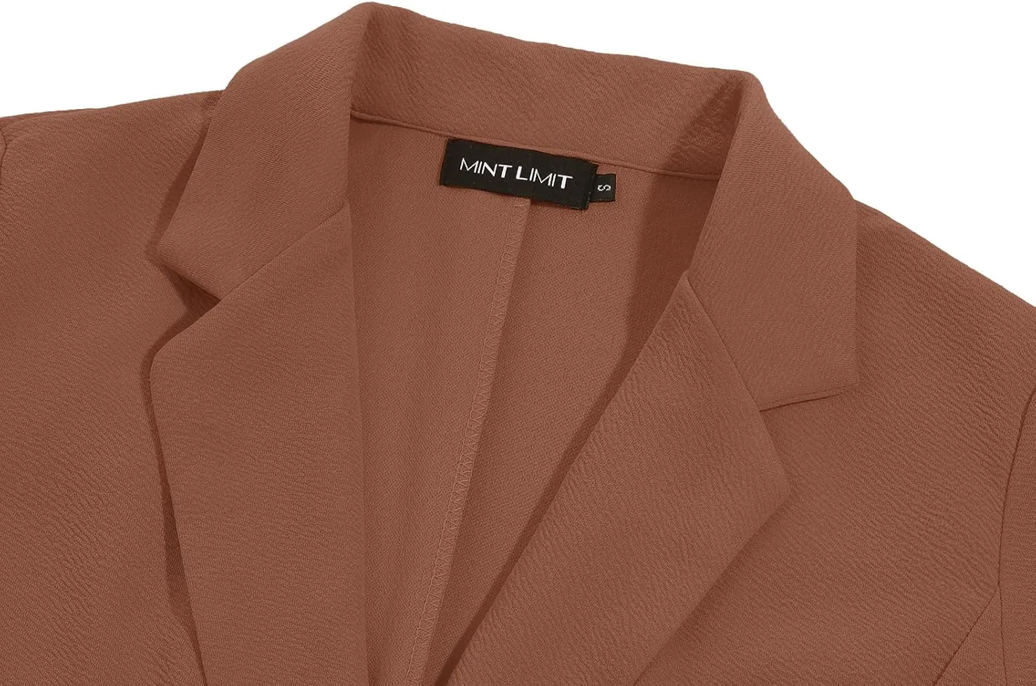 MINTLIMIT Women's Casual Blazer 3/4 Ruched Sleeve Open Front Button Work Office Blazer Jackets with Pockets