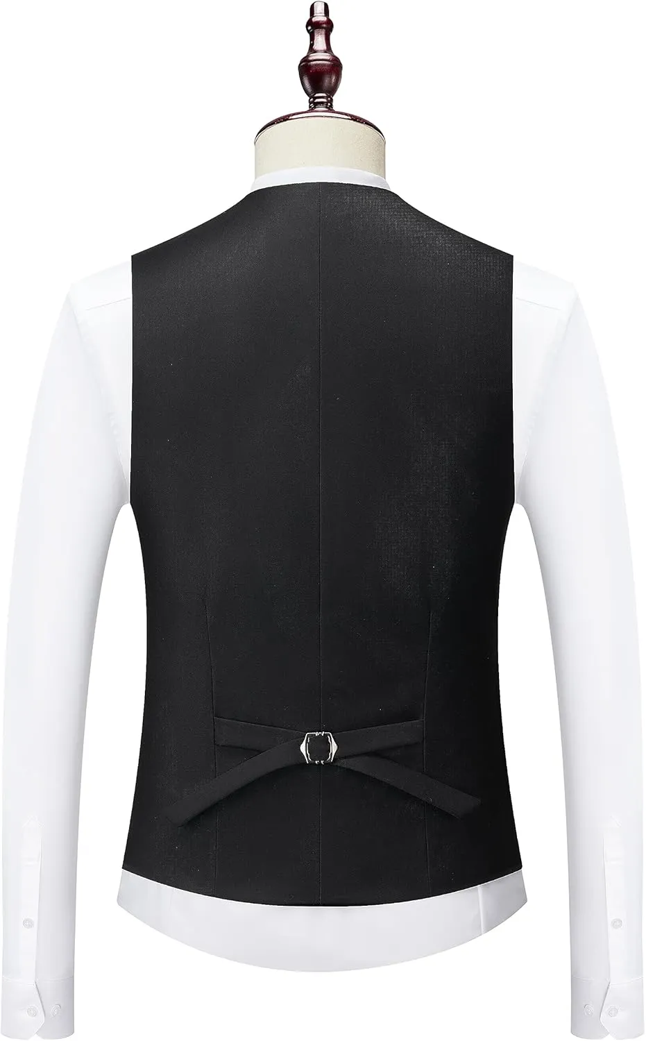 MOGU Mens 3 Piece Suit Slim Fit Tuxedo for Homecoming Wedding Prom Blazer Jacket Vest Pants with Tie Set