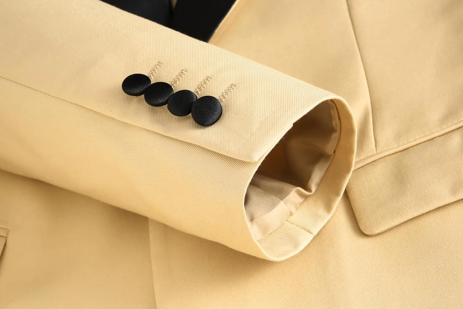 MOGU Mens Tuxedo Suit Set 3 Piece Slim Fit Prom Dinner Blazer Vest Pants Suit Set