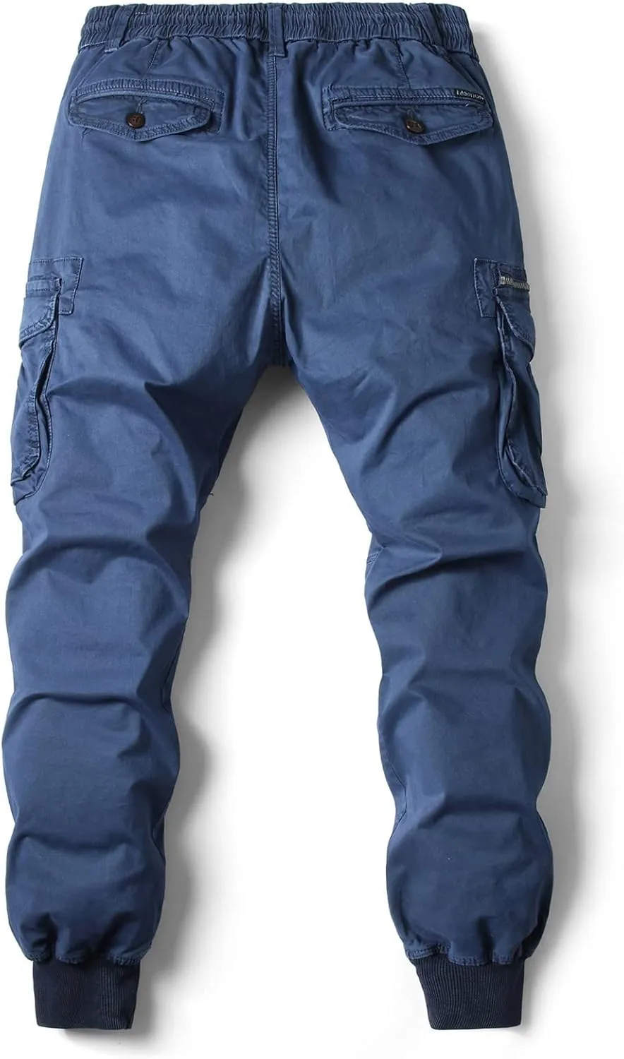 Muscularfit Men Sweatpants Cotton Drawstring Multi Pockets Cargo Pants for Men Outdoor Fashion Casual Joggers Athletic Pants