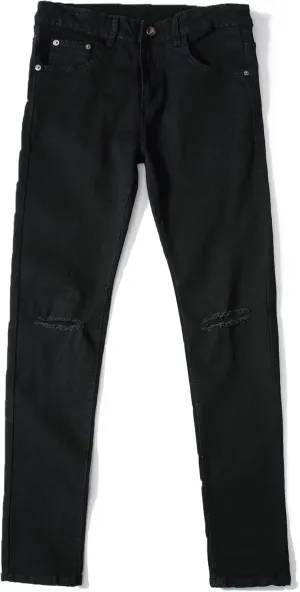 RANMCC Men's Printed Stretch Skinny Jeans Premium Slim Fit Fashionable Designs Denim Pants Jeans