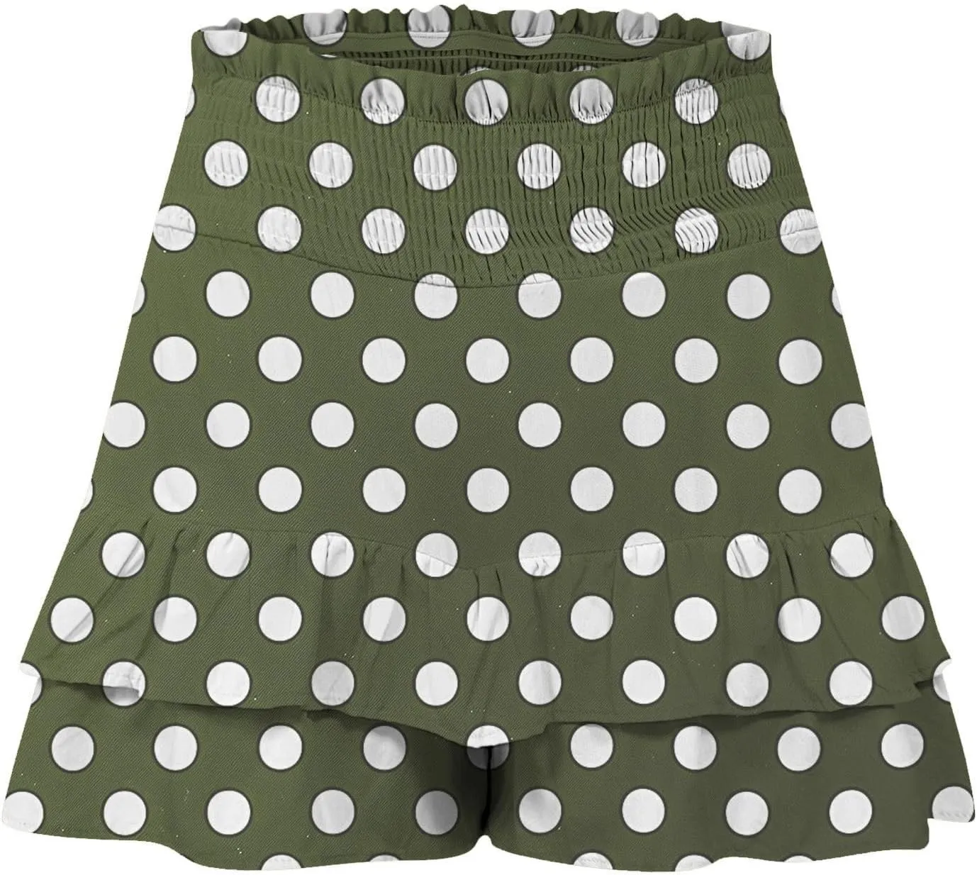 Shorts for Women Summer Polka Dot High Wasited Yoga Skirts Casual Lightweight Workout Tennis Flowy Beach Short Pants