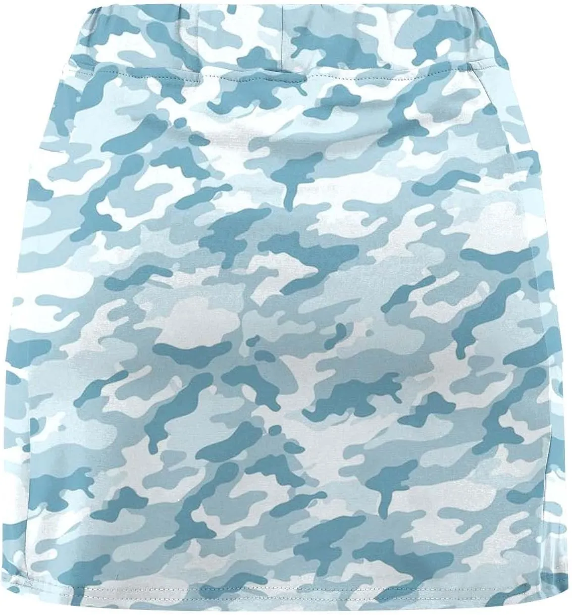 Skorts for Woman Athleisure Skirt with Pockets Camouflage Printed Mid Rise Skirts Tennis Tummy Control High Waisted