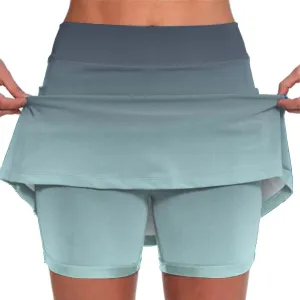 Skorts Skirts for Women Dressy High Waist Tummy Control Skirts Sports Workout Casual Loose Clothes with Pockets