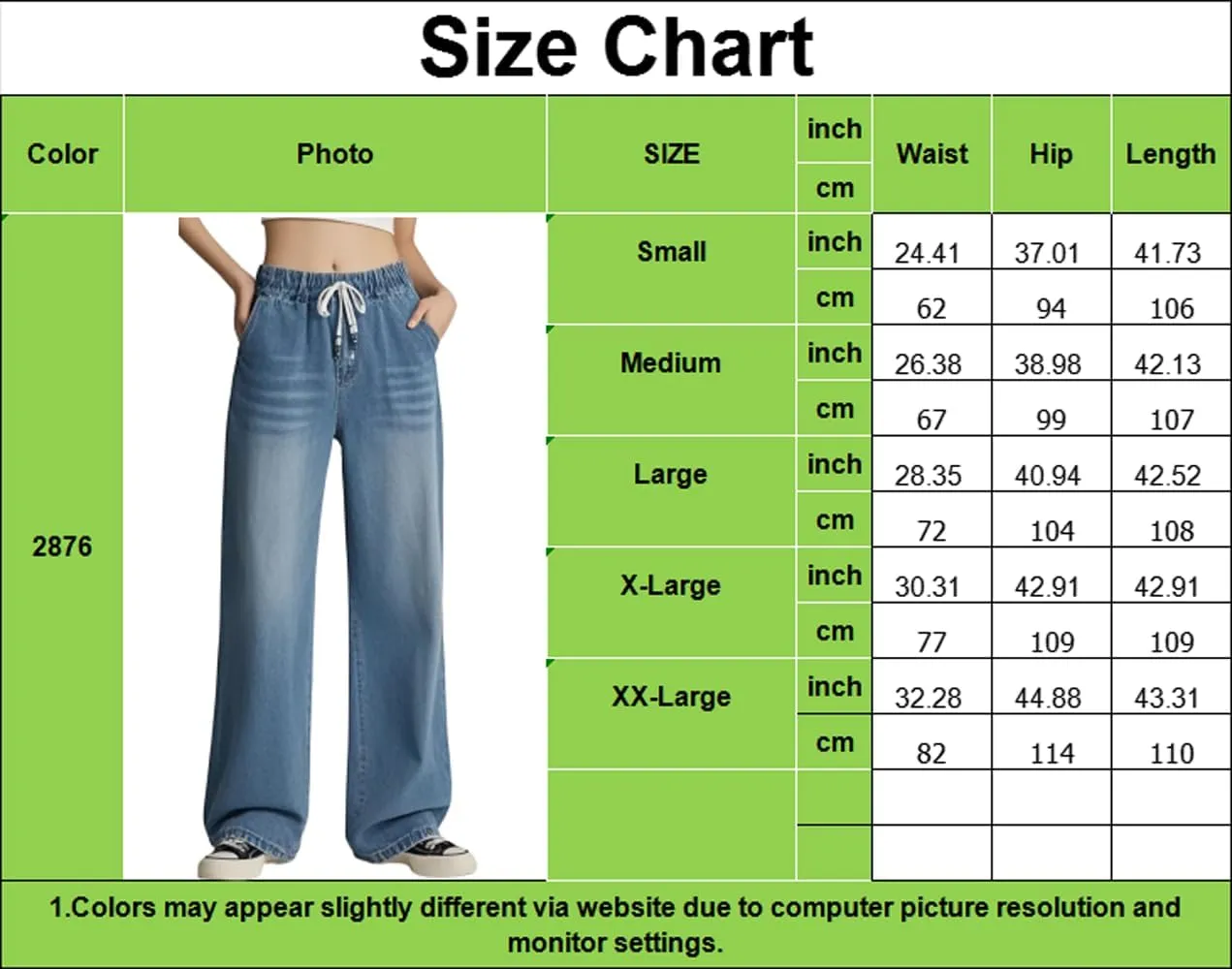 SperLucky Jeans for Women High Waisted Straight Leg Stretchy Jeans Loose Wide Leg Denim Pants