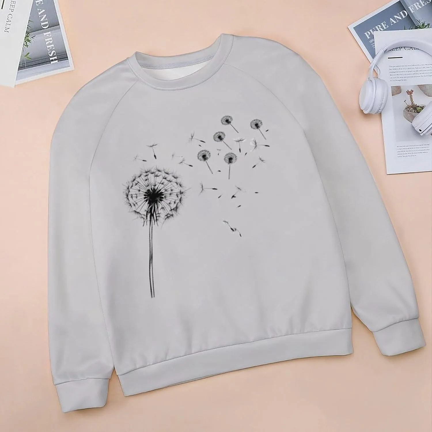 Sweatshirt for Women Long Sleeve Crewneck Boho Fall Tops 2024 Graphic Tshirts Floral Casual Trendy Pullover Tunic Tops