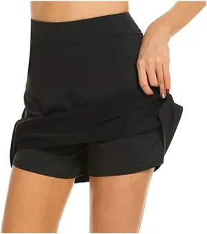 Tennis Skirts for Women with Shorts Athletic Skirt High Waisted Golf Skirt Comfy Summer Skorts Workout Running Skirts