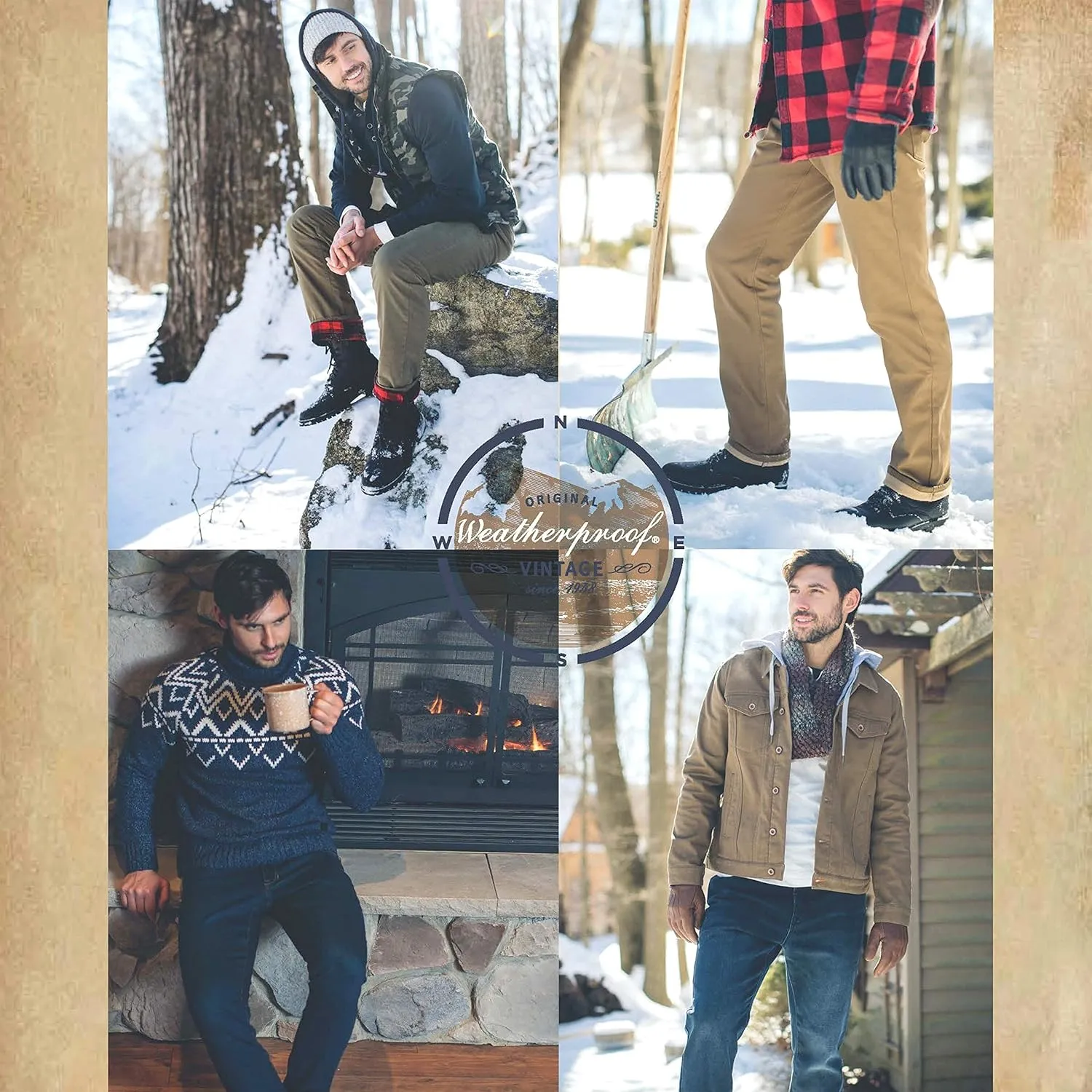 Weatherproof Vintage Mens Jeans Slim Fit - Super-Soft Slim Fit Jeans for Men | Men's Stretch Jean