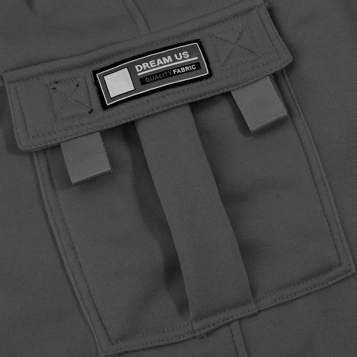 Wide Leg Sweatpants Men Open Bottom Drawstring Waist Cargo Pants with Pockets Baggy Mencomfy Athletic Gym Sweat Pants