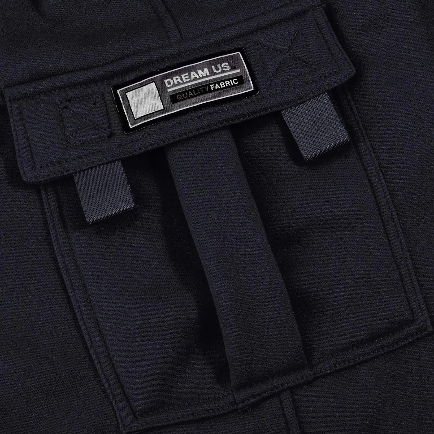 Wide Leg Sweatpants Men Open Bottom Drawstring Waist Cargo Pants with Pockets Baggy Mencomfy Athletic Gym Sweat Pants