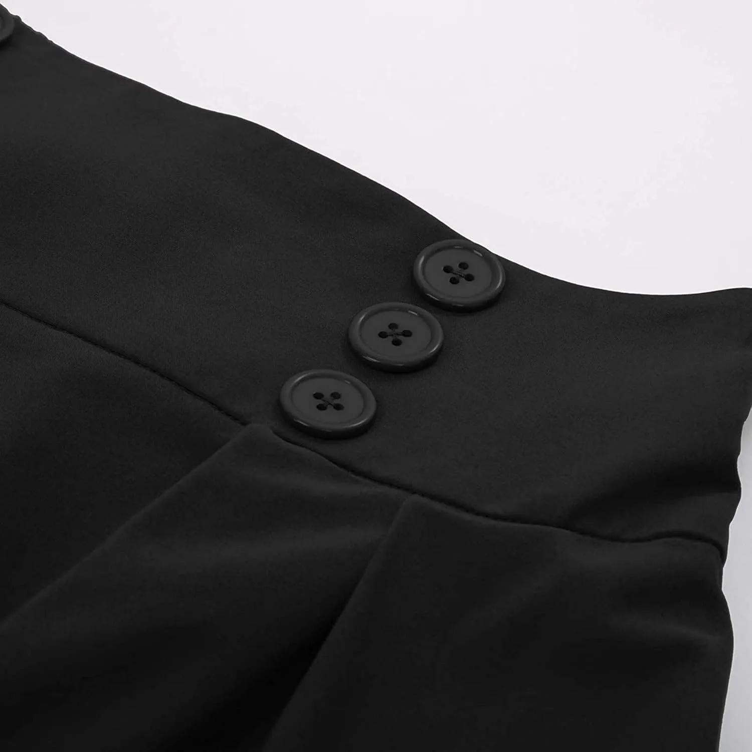 Women Fashion Casual Midi Skirt With Pockets Solid athletic Skirt A-line plus size Vintage High Waist Pleated Skirt