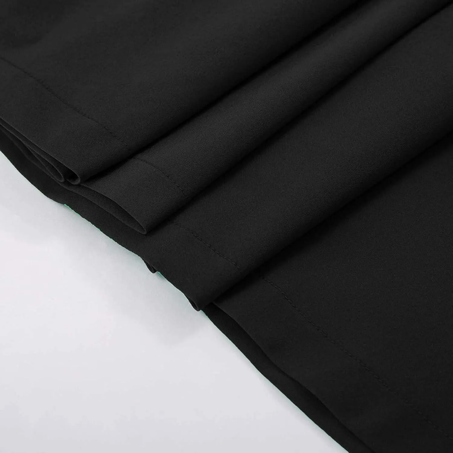 Women Fashion Casual Midi Skirt With Pockets Solid athletic Skirt A-line plus size Vintage High Waist Pleated Skirt