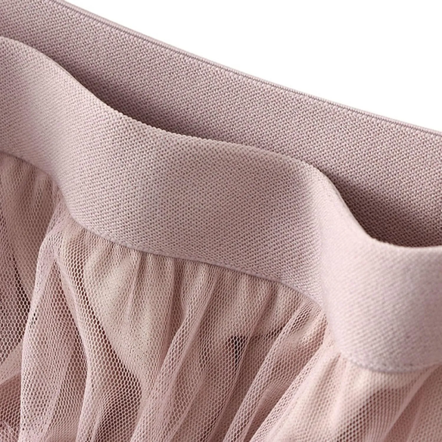 Women's A Line Tulle Party Dinner Tutu Skirt Brown Stretchy High Waisted Flared Skirt Girls Dark Skirt